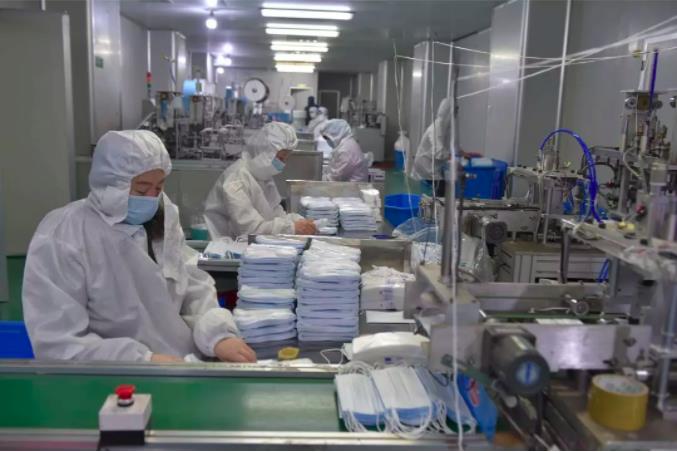 江西進賢19家醫用口罩企業提前復產 日產46萬只馳援抗疫一線